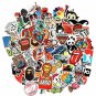 Cool Sticker 100pcs Random Music Film Vinyl Skateboard Guitar Travel Case Door