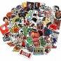 Cool Sticker 100pcs Random Music Film Vinyl Skateboard Guitar Travel Case Door