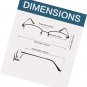 Reading Glasses with Flex Memory Titanium Bridge Bendable for Women