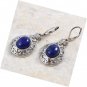 Back Dangle Drop Earrings Stainless Steel Oval Gift