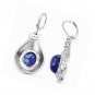 Back Dangle Drop Earrings Stainless Steel Oval Gift