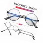 Vintage Small Round Metal Frame Clear Lens Glasses Non-Prescription Eyeglasses