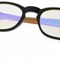 Reduce Eyestrain,Anti Blue Rays,Spring Hinge Bamboo Pattern Computer Reading