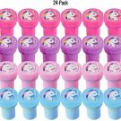 Unicorn Rainbow Stampers (Box Of 24) A Variety Of Prints And Colors, A Fun To