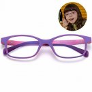 Kids Blue Light Blocking Glasses Flexible Frame Gaming T V Glasses  Purple
