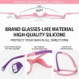 Kids Blue Light Blocking Glasses Flexible Frame Gaming T V Glasses  Purple