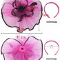 Fascinator Hats Tea Party Wedding Headband Kentucky Derby Flower Feather Veil