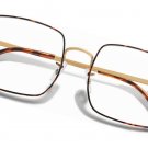 Blue Light Blocking Glasses Women Square Metal Computer Eyeglasses