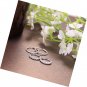 2 Pairs Sterling Silver Small Hoop Earrings Cubic Zirconia Huggie Stud