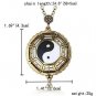 Can Openable Antique Gold Chain Magnifying Glass Pendant Necklace Yinyang Women