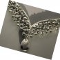 Silver Plated Austrian Crystal Teardrop Pendant Necklace Earrings Bracelet