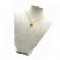 Fleur de Lis Gold Tone Necklace Pendant With Chain