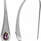 1.64ct. Mystic Fire Topaz White Gold Plated 925 Sterling Silver Modern Style