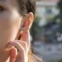 S.Leaf Cat Stud Earrings Freshwater Cultured Pearl Stud Earrings Sterling Ear