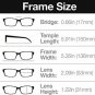 GAMMA RAY Eye Strain Computer Glasses Anti Harmful Blue Light Glare UV400 0.00x