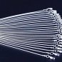 Snake Chains Necklace 24pcs 925 Silver Plated 1.2mm DIY Lobster Clasps 16 inch