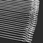 Snake Chains Necklace 24pcs 925 Silver Plated 1.2mm DIY Lobster Clasps 16 inch