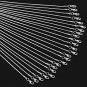Snake Chains Necklace 24pcs 925 Silver Plated 1.2mm DIY Lobster Clasps 16 inch