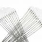 Snake Chains Necklace 24pcs 925 Silver Plated 1.2mm DIY Lobster Clasps 16 inch