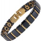 Men Women Magnetic Bracelet Stainless Steel Ceramic Magnets Germanium Pain With