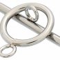 VALYRIA 10 Sets Stainless Steel Toggle Clasps Connectors Jewelry Findings Tone