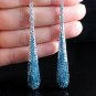 Janefashions Austrian Crystal Rhinestone Drop Chandelier Dangle Earrings Bridal