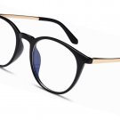 Anti Blue Light Reading Glasses Round Stylish Spring Hinges Alu Metal Frame