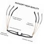 Anti Blue Light Reading Glasses Round Stylish Spring Hinges Alu Metal Frame