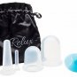 Professional Anti Cellulite Cupping Therapy Set | 4 Silicone Massage Cups + + |