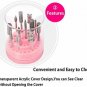 Garrelett Nail Drill Bits Holder Stand Displayer Organizer Container Storage 48