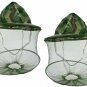 2pcs Mosquito Head Mesh Net And Hat Or Beekeeping Protection