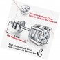 Stud Earrings 925 Sterling Silver Cubic Zirconia Round Princess Cut