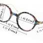 Unique TR90 Round Circle Clear Lens Eyeglass Reading Glasses 1.25D