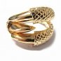 WIIPU Dragon Clamp Cuff Gothic Punk Rock Bird Claw Eagle 3 Talon Bangle