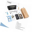 Blue Light Blocking Glasses UV Filter Computer Classic Metal Round Frame