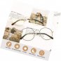 Blue Light Blocking Glasses UV Filter Computer Classic Metal Round Frame