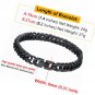Men Sturdy Cuban Chain Bracelet-Can Engrave 316L Stainless Steel 18K Gold Tone