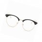 D.King Vintage Optical Round Eyewear Eye Glasses Frame with Clear Lenses