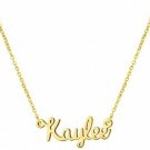 Women Personalized Name Kaylee Necklace 18K Gold Plated Stainless Steel
