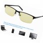 5-Pack Reading Glasses Metal Half-Frame Stainless Steel Computer Readers +2.00
