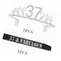 37th Birthday Tiara and Sash silver, Gifts for woman, HAPPY Party Supplies