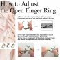 NoFade Retro Sterling Silver Cute Bee And Flower Knuckle Ring Oxidized Ring For