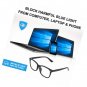 Blue Light Filter Glasses Computer Eyewear Clear Lens Eyeglasses Frame