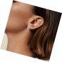 Sterling Silver Small Huggie Hoop Earrings-Hypoallergenic 10mm Zirconia Cuff