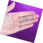 Sterling Silver Hoop Earrings White Gold Plated Multi Piercing for Women