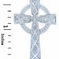 925 Sterling Silver Trinity Cross Pendant