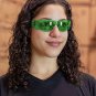 SAFE HANDLER Safety Glasses, Green Polycarbonate Lens (Box Of 12)