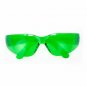 SAFE HANDLER Safety Glasses, Green Polycarbonate Lens (Box Of 12)