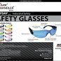 SAFE HANDLER Safety Glasses, Green Polycarbonate Lens (Box Of 12)