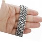Stainless Steel 19MM Cuban Curb Link Chain Men's Bracelets Rock Wristband